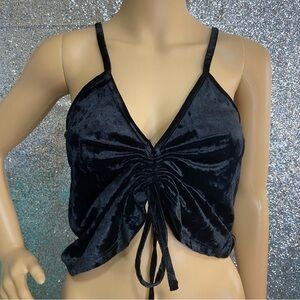 ‼️CLEARANCE Item‼️| Velvet Scrunch Top